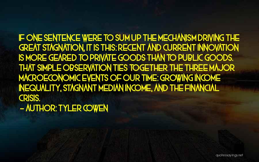 Geared Up Quotes By Tyler Cowen