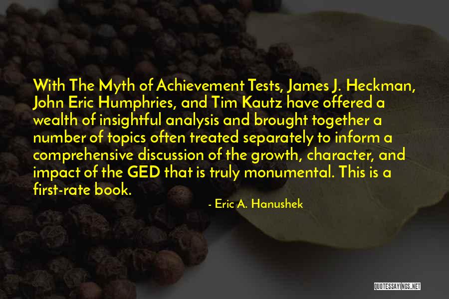 Ged Quotes By Eric A. Hanushek Ged Quotes By Eric A. Hanushek