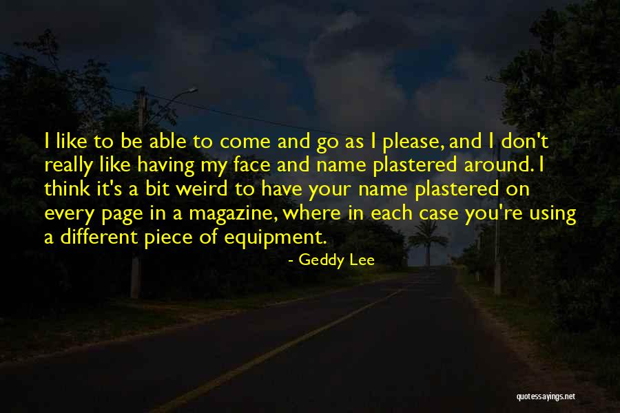 Geddy Lee Quotes 900885