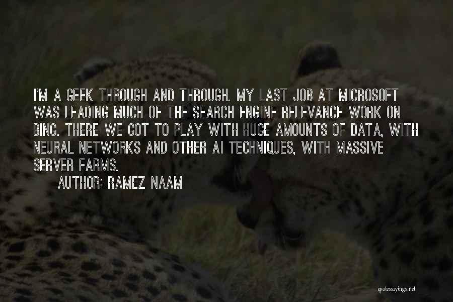 Geek Quotes By Ramez Naam