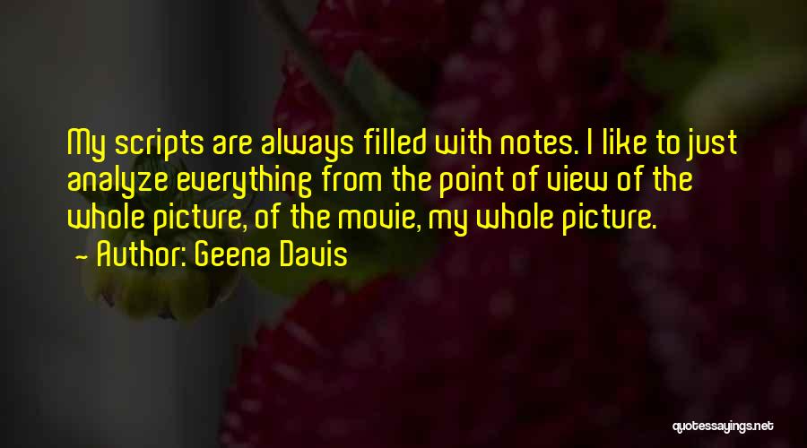 Geena Davis Movie Quotes By Geena Davis