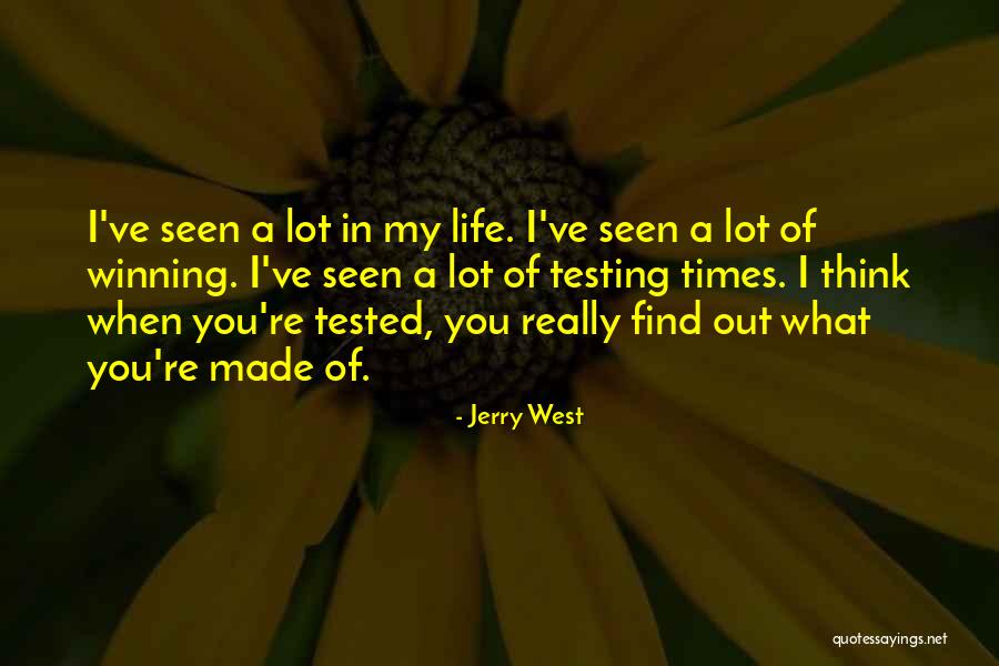 Geestelijke Wapenrusting Quotes By Jerry West Geestelijke Wapenrusting Quotes By Jerry West