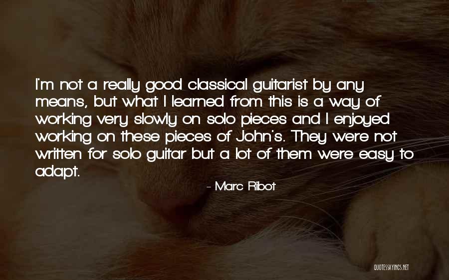Geethu Sri Quotes By Marc Ribot Geethu Sri Quotes By Marc Ribot