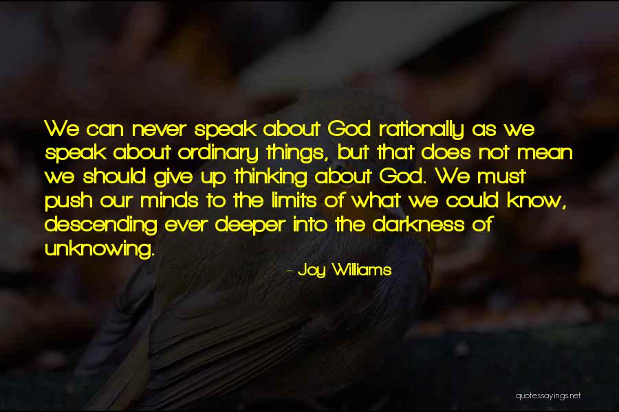 Geheiligte Quotes By Joy Williams Geheiligte Quotes By Joy Williams