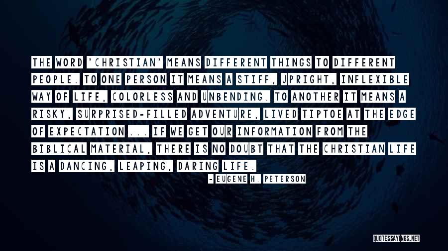 Geistesblitz Spiel Quotes By Eugene H. Peterson Geistesblitz Spiel Quotes By Eugene H. Peterson