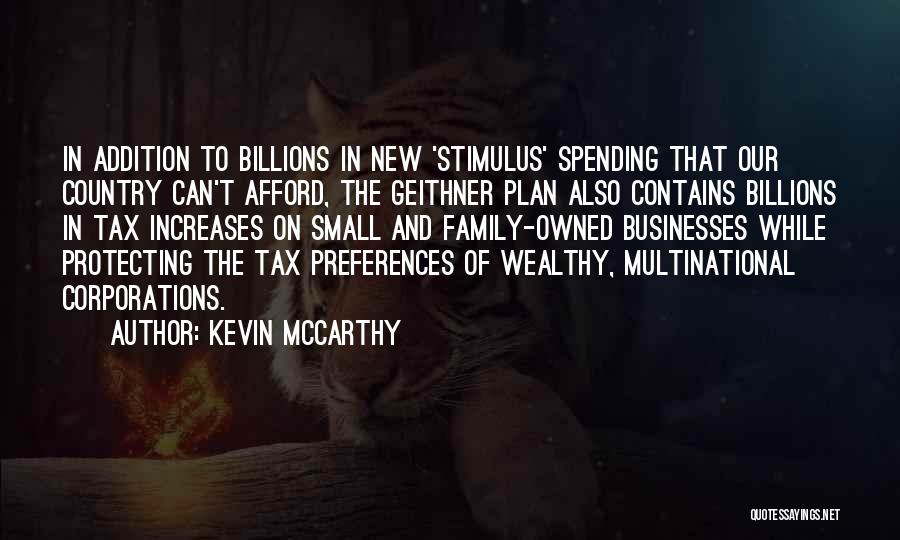 Geithner Quotes By Kevin McCarthy