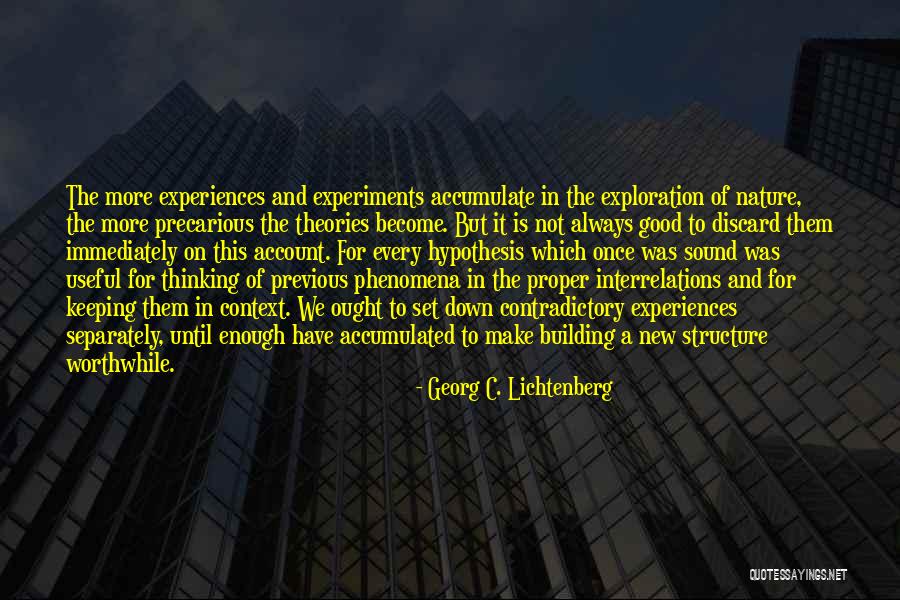 Gellman Lab Quotes By Georg C. Lichtenberg Gellman Lab Quotes By Georg C. Lichtenberg