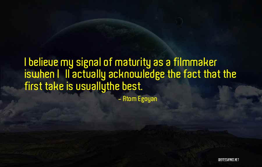 Gemito Artist Quotes By Atom Egoyan Gemito Artist Quotes By Atom Egoyan