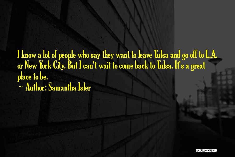 Gen224 Quotes By Samantha Isler