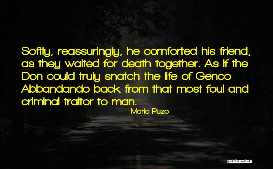 Genco Abbandando Quotes By Mario Puzo Genco Abbandando Quotes By Mario Puzo