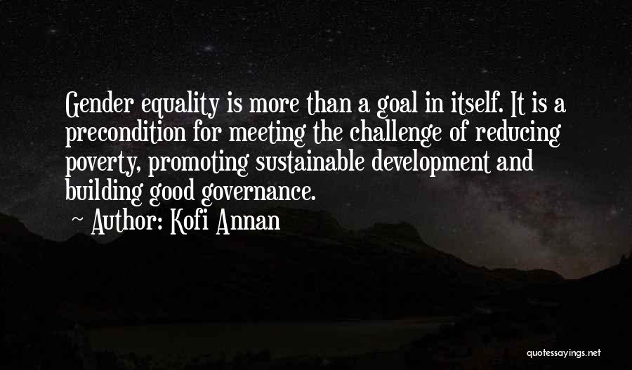 Gender And Development Quotes By Kofi Annan