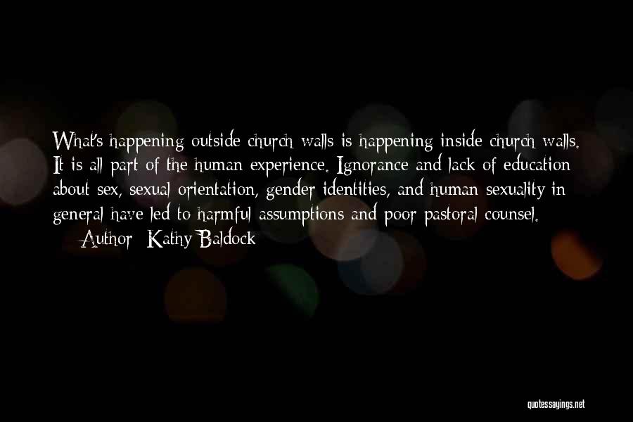 Gender And Human Sexuality Quotes By Kathy Baldock