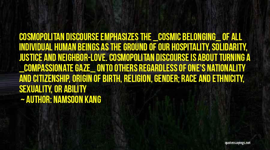 Gender And Human Sexuality Quotes By Namsoon Kang