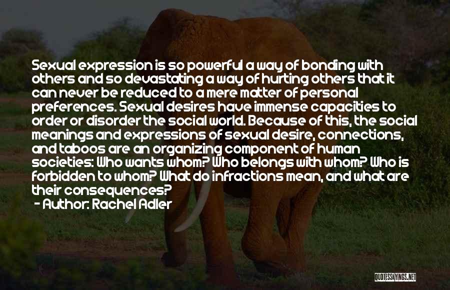 Gender And Human Sexuality Quotes By Rachel Adler