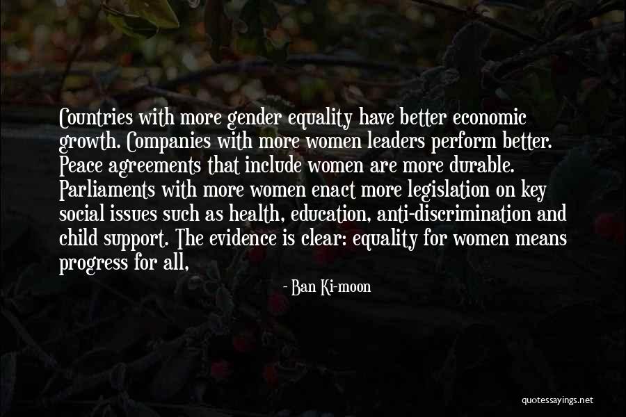 Gender Discrimination In Education Quotes By Ban Ki-moon Gender Discrimination In Education Quotes By Ban Ki-moon