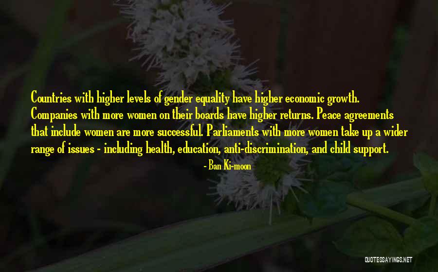 Gender Discrimination In Education Quotes By Ban Ki-moon Gender Discrimination In Education Quotes By Ban Ki-moon