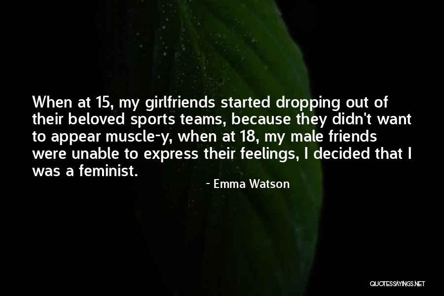 Gender In Sports Quotes By Emma Watson Gender In Sports Quotes By Emma Watson