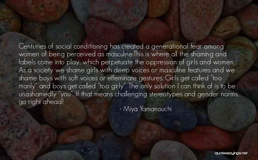 Gender Norms Quotes By Miya Yamanouchi Gender Norms Quotes By Miya Yamanouchi