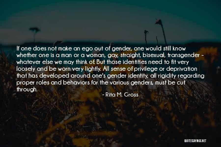 Gender Roles Quotes By Rita M. Gross Gender Roles Quotes By Rita M. Gross
