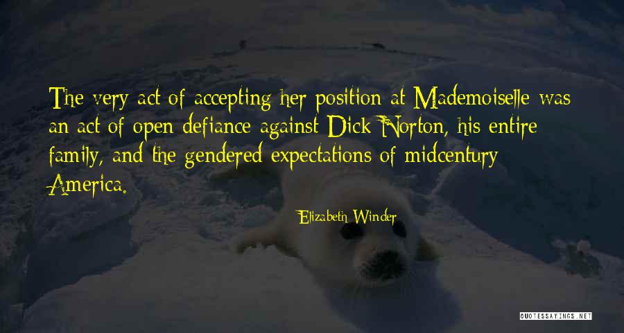 Gendered Family Quotes By Elizabeth Winder Gendered Family Quotes By Elizabeth Winder