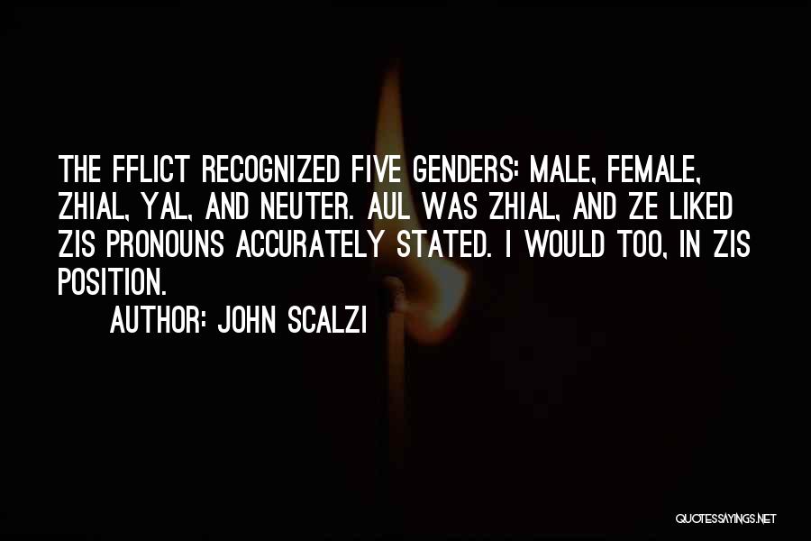 Genders Quotes By John Scalzi