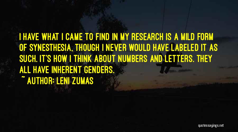 Genders Quotes By Leni Zumas