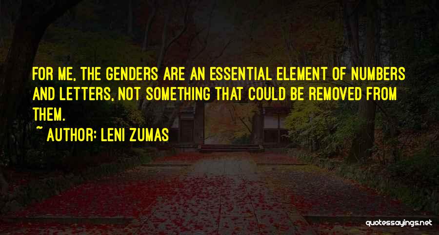 Genders Quotes By Leni Zumas