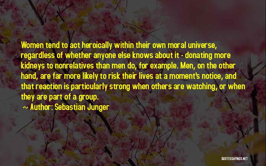 Genders Quotes By Sebastian Junger