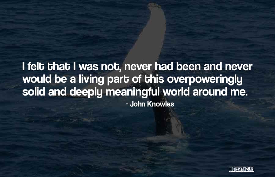 Gene A Separate Peace Quotes By John Knowles Gene A Separate Peace Quotes By John Knowles