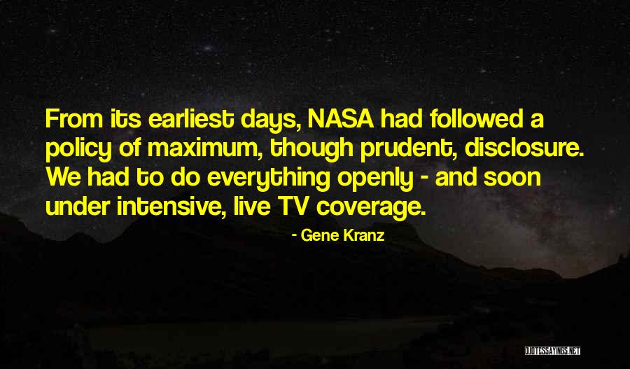 Gene Kranz Quotes 688835 Gene Kranz Quotes 688835