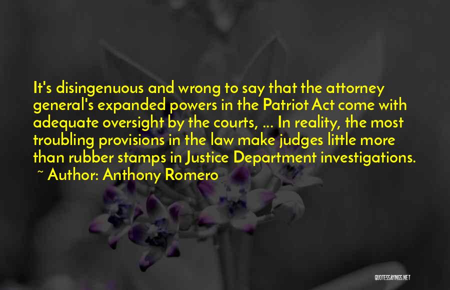 General Attorney Quotes By Anthony Romero