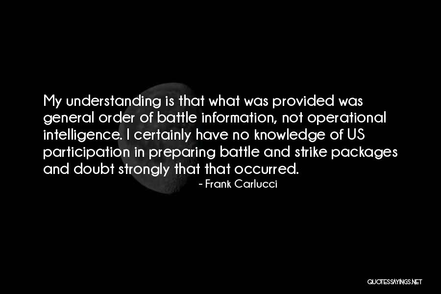 General Intelligence Quotes By Frank Carlucci General Intelligence Quotes By Frank Carlucci