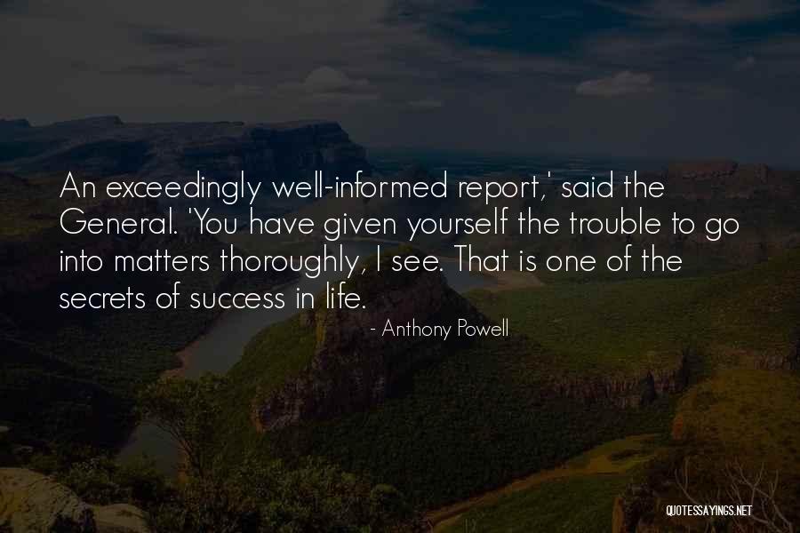 General Powell Quotes By Anthony Powell General Powell Quotes By Anthony Powell