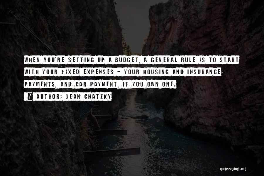 General Rule Quotes By Jean Chatzky
