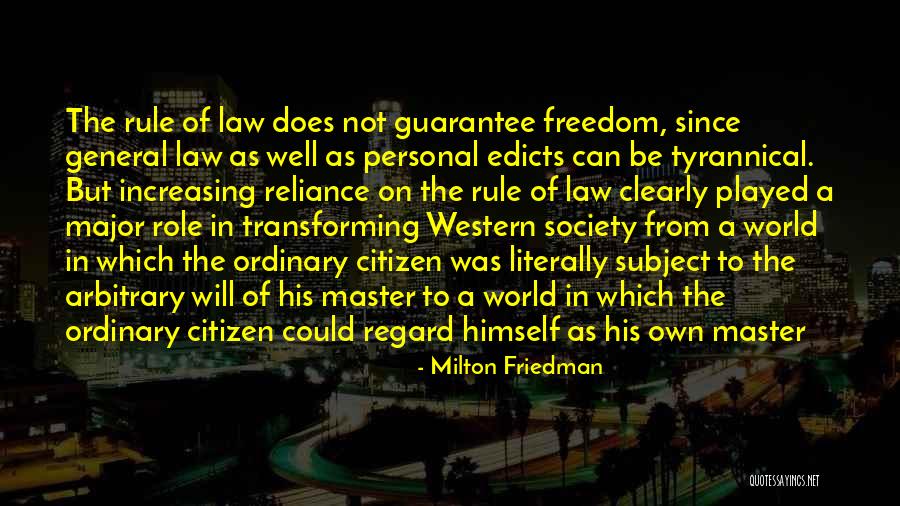 General Rule Quotes By Milton Friedman General Rule Quotes By Milton Friedman