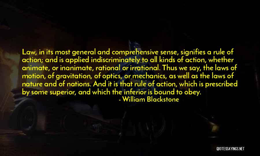 General Rule Quotes By William Blackstone