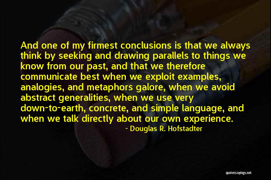 Generalities Examples Quotes By Douglas R. Hofstadter Generalities Examples Quotes By Douglas R. Hofstadter