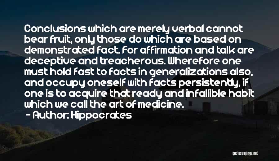 Generalizations Quotes By Hippocrates