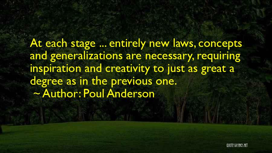 Generalizations Quotes By Poul Anderson