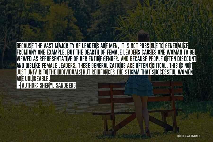 Generalizations Quotes By Sheryl Sandberg