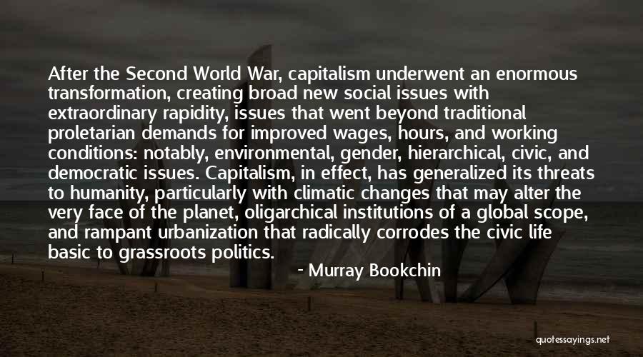 Generalized Quotes By Murray Bookchin Generalized Quotes By Murray Bookchin