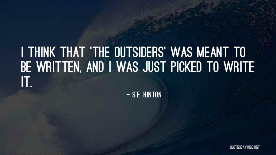 Generation Ships Quotes By S.E. Hinton Generation Ships Quotes By S.E. Hinton