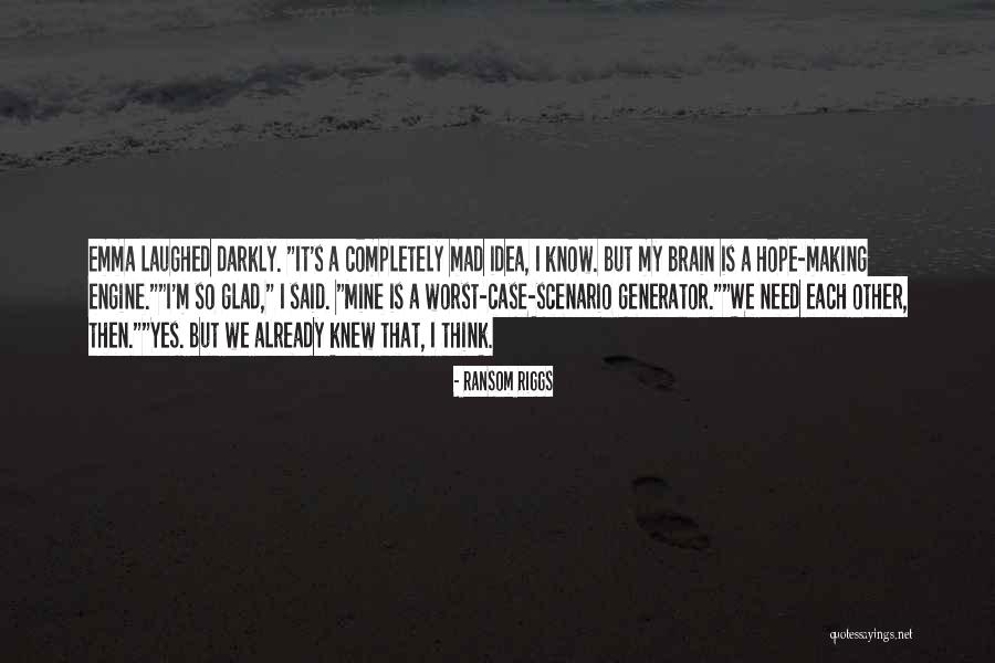 Generator Quotes By Ransom Riggs Generator Quotes By Ransom Riggs