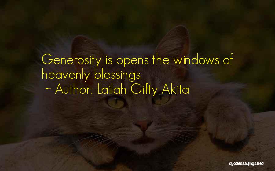 Generosity And Sharing Quotes By Lailah Gifty Akita