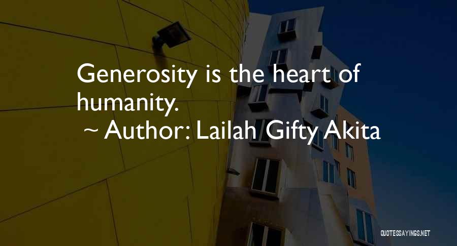 Generosity And Sharing Quotes By Lailah Gifty Akita