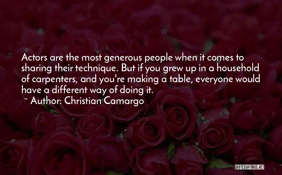 Generous Christian Quotes By Christian Camargo