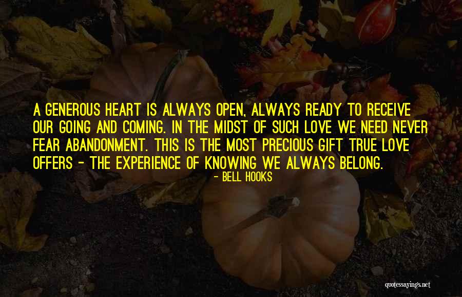 Generous Quotes By Bell Hooks