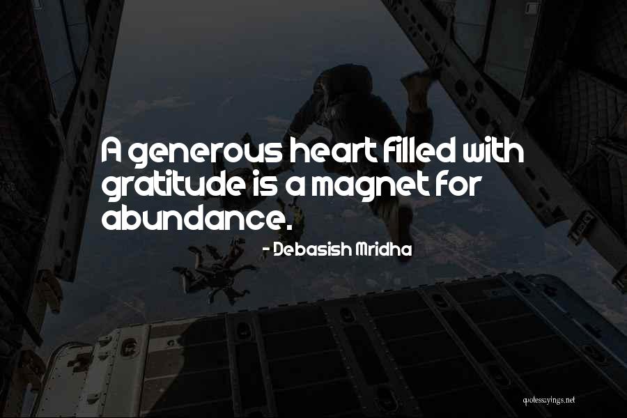 Generous Quotes By Debasish Mridha