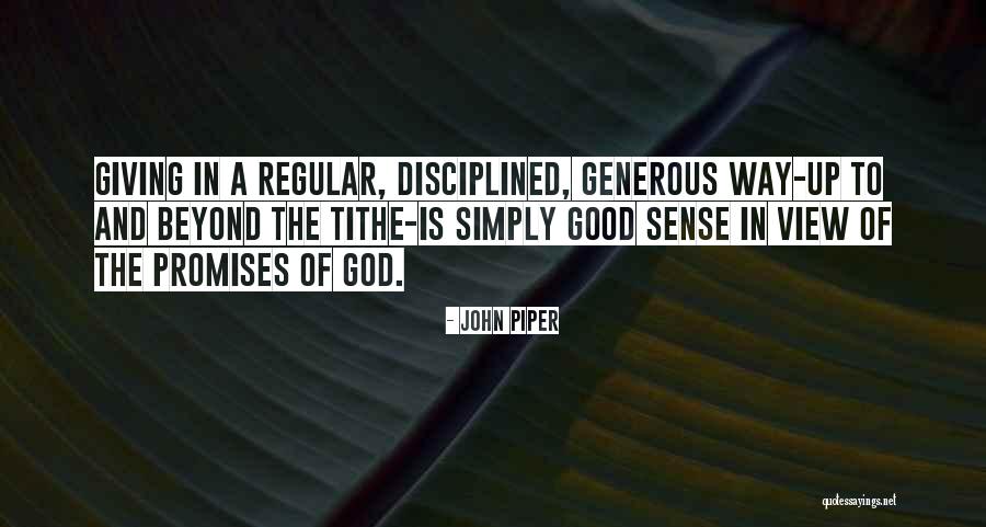 Generous Quotes By John Piper