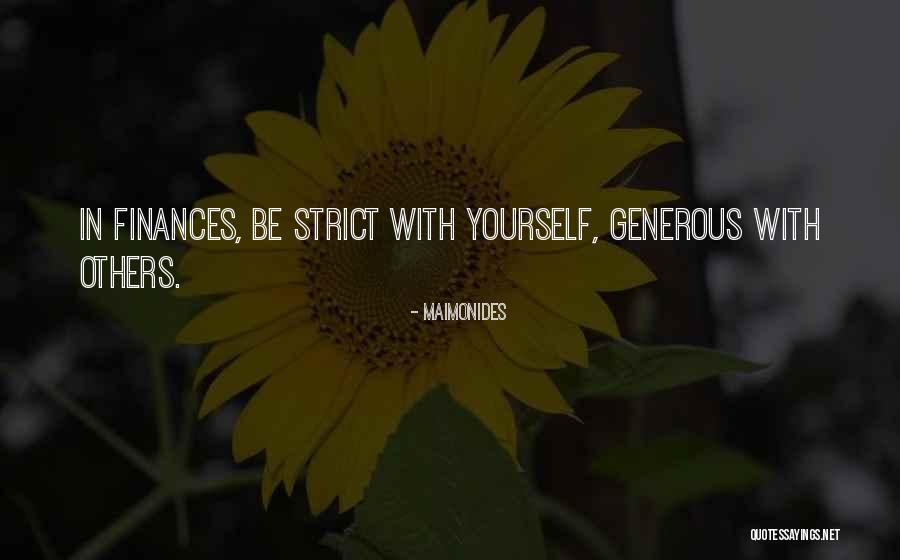 Generous Quotes By Maimonides